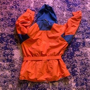 Puffer orange jacket